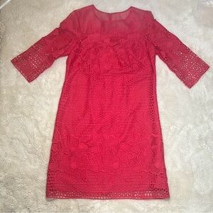 Adrianna Papell pink Sheath Dress with Bell Sleeves